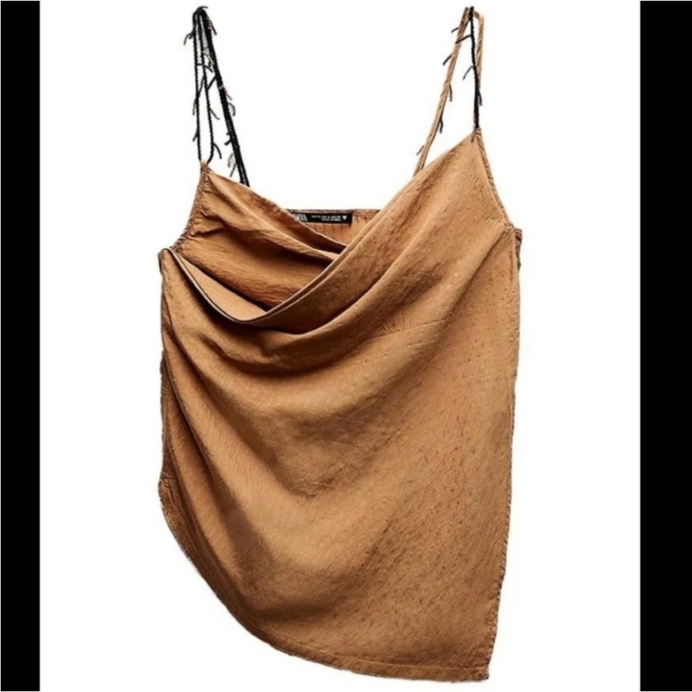 Zara Beaded Asymmetrical Camisole